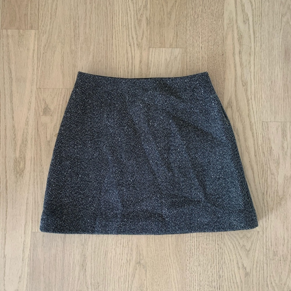 & Other Stories Wool Blend Mini Skirt